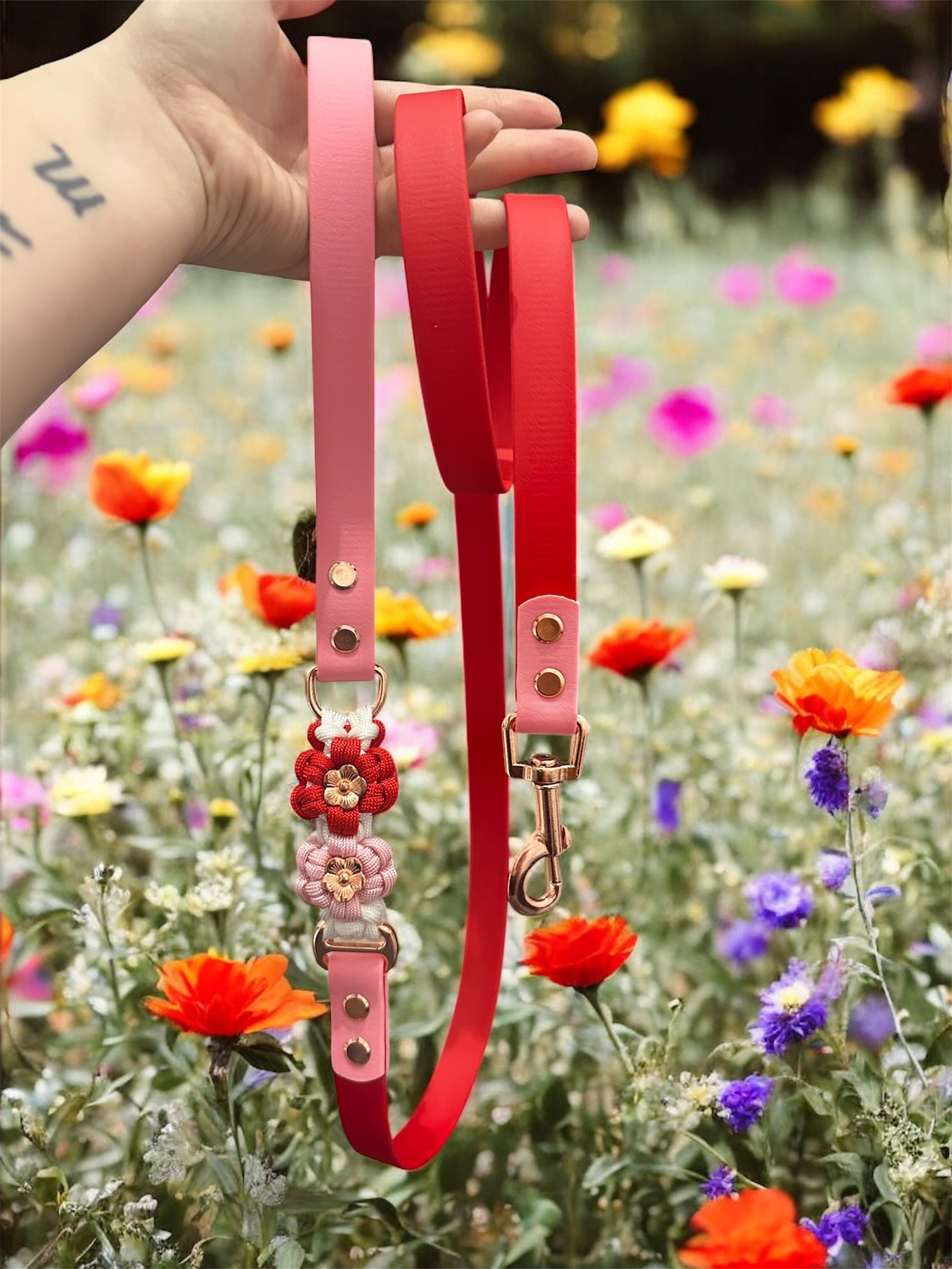 Laisse Toutou Fleuri 🌸