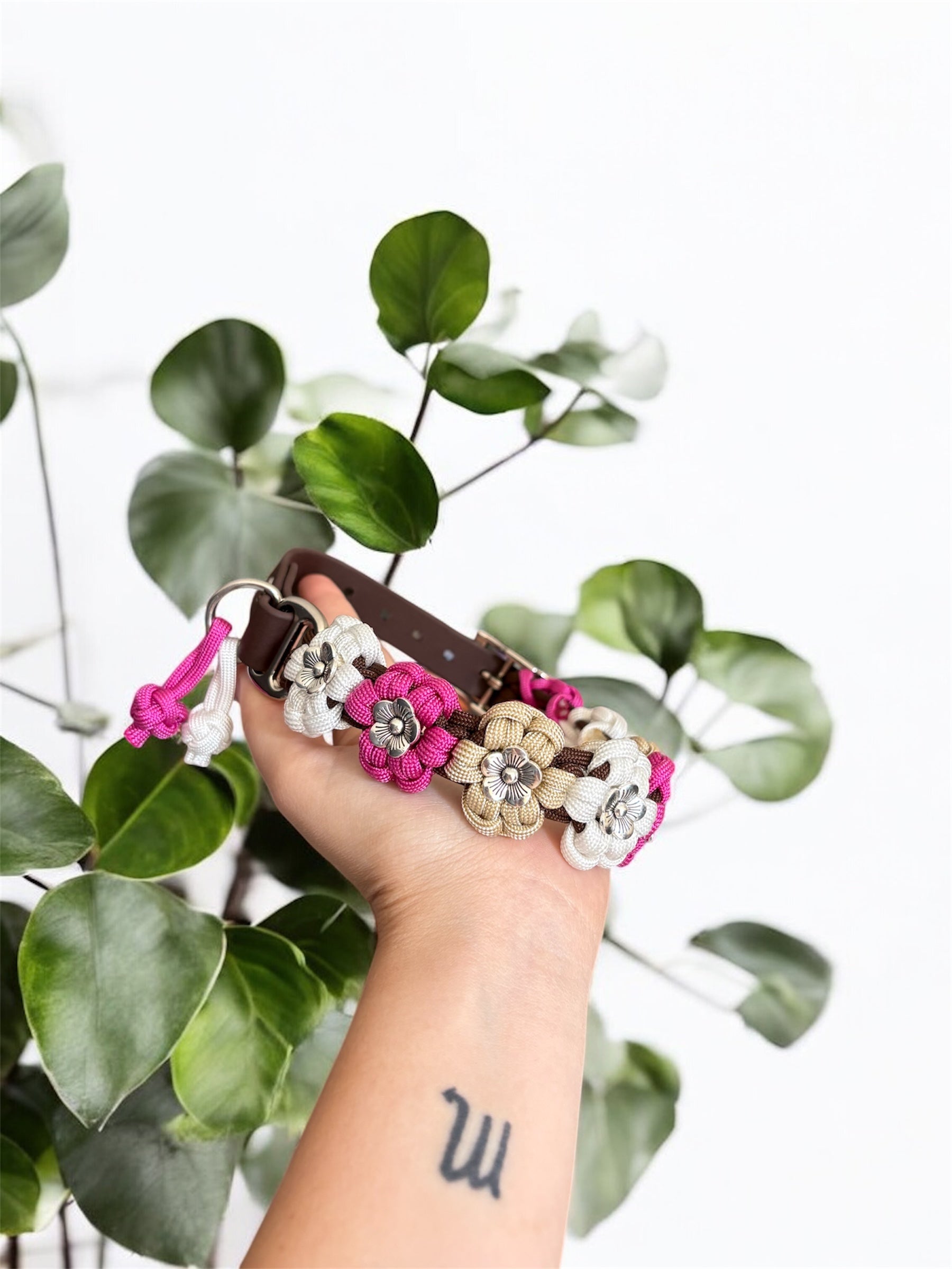 Collier Toutou Fleuri 🌸 S